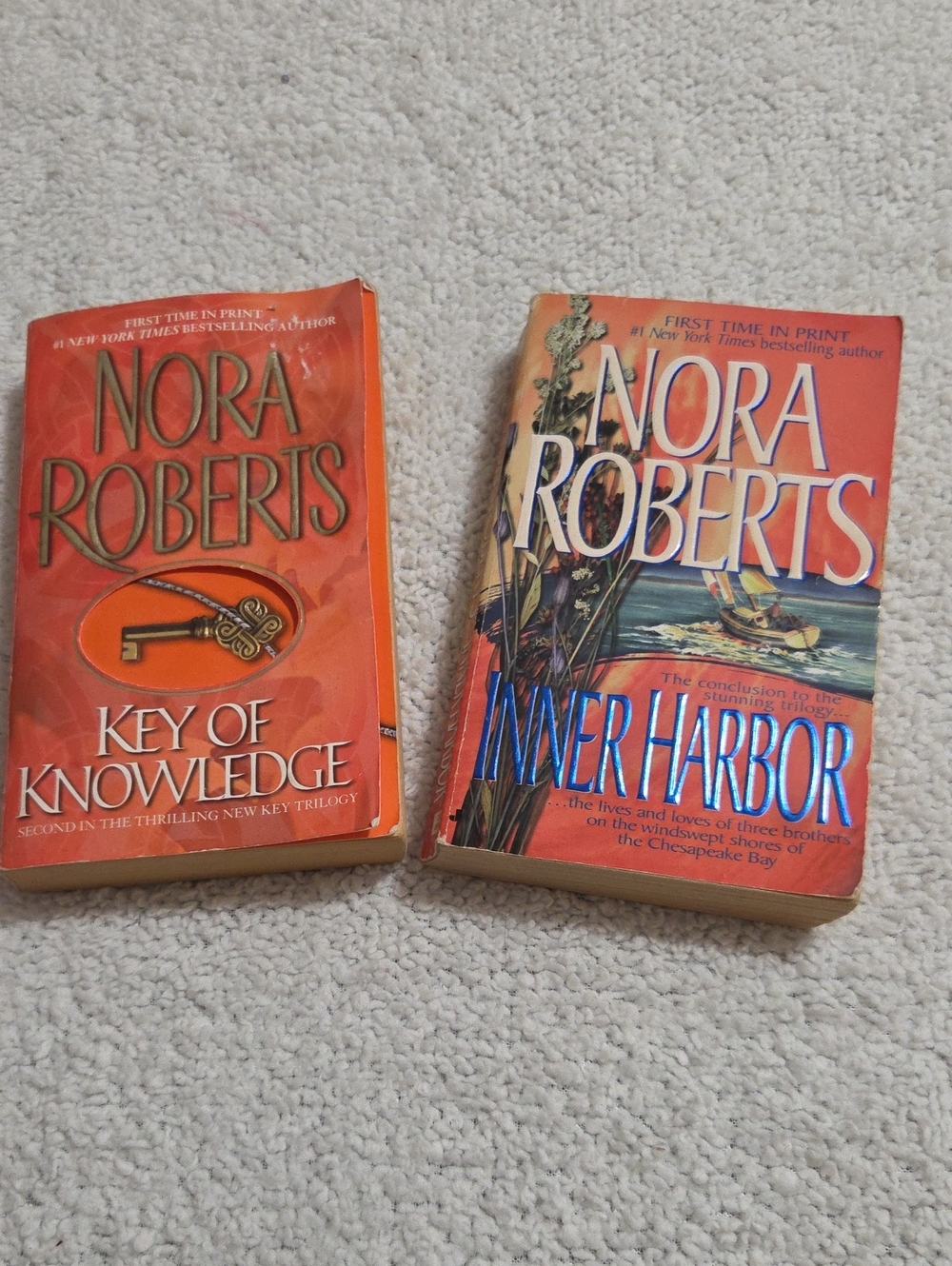 NORA ROBERTS 2PACK PAPERBACK BOOKS